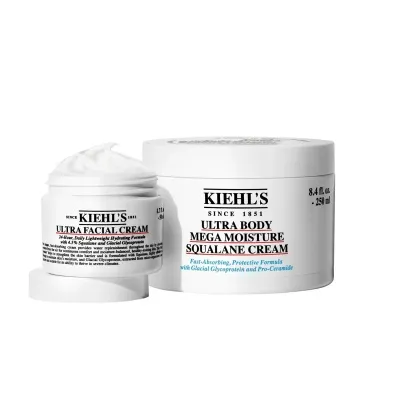 KIEHL'S - Ultra Facial Cream 50ml + Ultra Body 250ml Set 