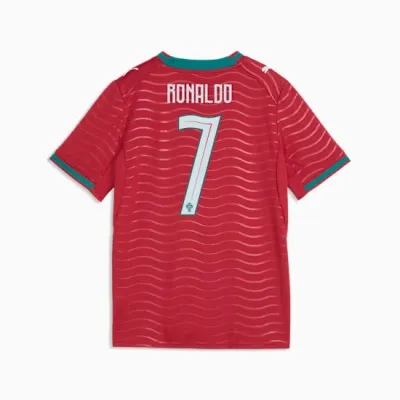 Portúgal HM 2026 Treyja - Cristiano Ronaldo 7 Barnastærðir - 128