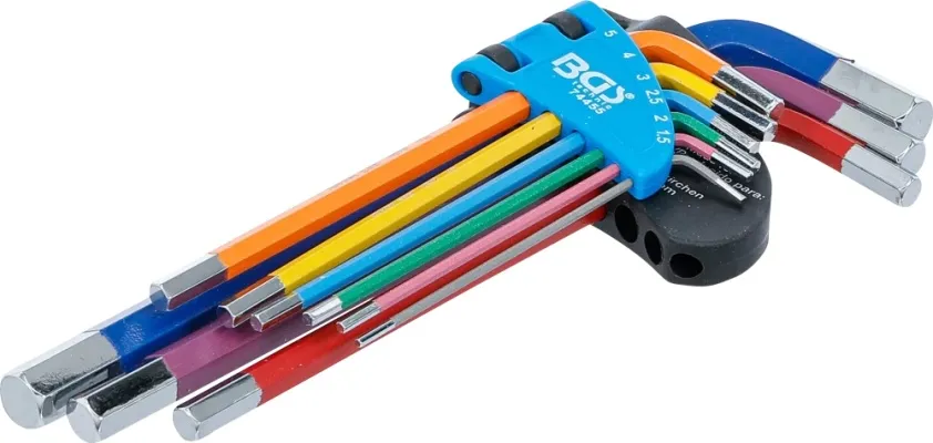 Sexkantasett L-type 1.5-10mm, 9stk