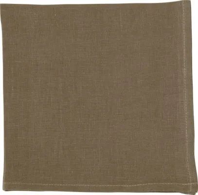 LINEN Tauservíetta light mud 40x40