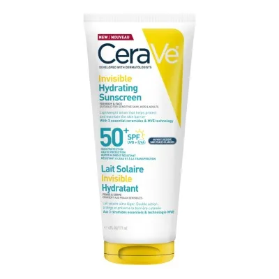 CeraVe – Invisible Hydrating Sunscreen SPF50+ 177ml