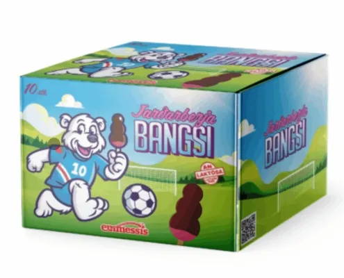 Emmessís jarðarberja bangsi 10 stk