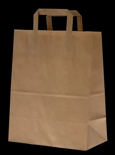 Bréfpoki brúnn 32x17x40cm. (200)