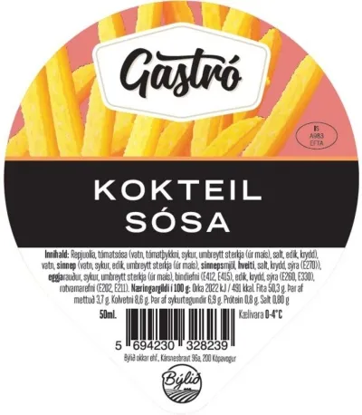 Gastró Kokteilsósa Box