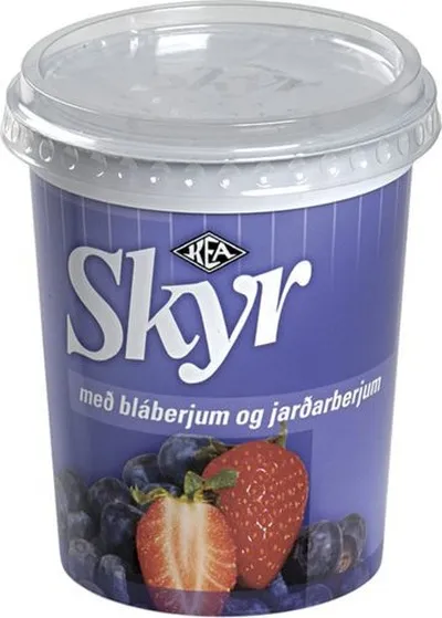 MS KEA skyr blá- og jarðarberja 6x500g