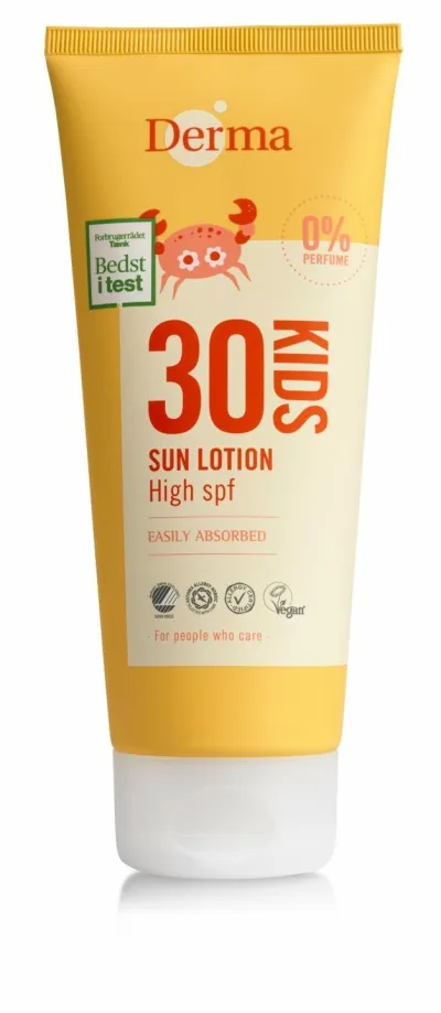 Derma Kids Sun Lotion SPF30 200ml (6)