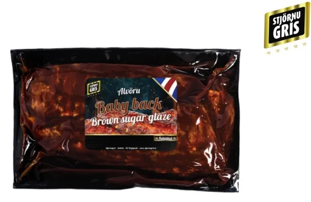 Babyback rif, fullelduð BBQ