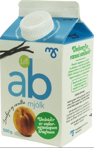 Ab mjólk ferskju 500 ml