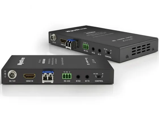 Wyrestorm 18Gbps 4K HDR OM3 Multi-Mode Fiber Extender With HDCP 2.2 and Bidirectional IR or RS-232