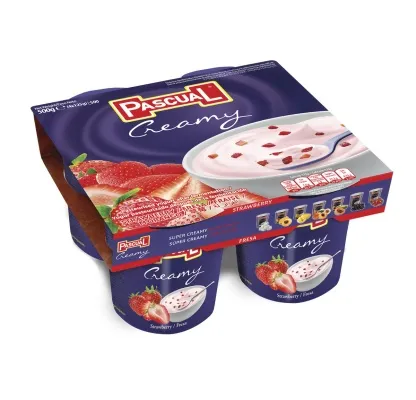 Pascual Jógúrt Thick & Creamy Jarðaber