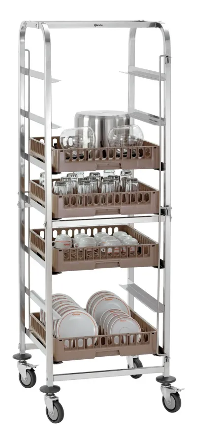 Bartscher vagn uppþvottagrindur 7 hillur