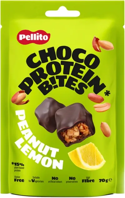 Pellito Choco Protein Bites Peanut & Lemon