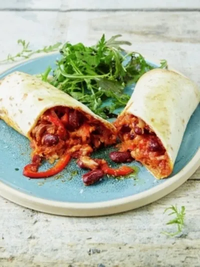 Móðir Náttúra Tortillur með linsubaunafyllingu