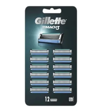 Gillette mc3 blöð 12 stk