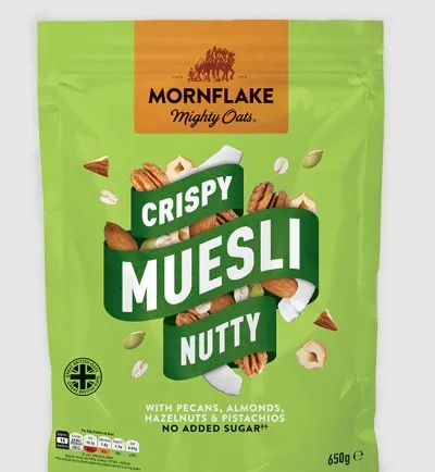Múslí MF Crispy nutty Vegan 650g