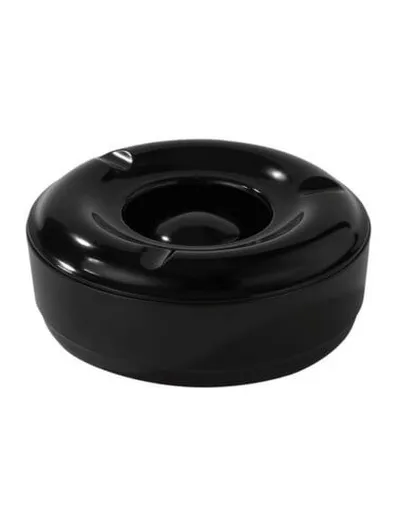 Pujadas vindheldur öskubakki svartur 