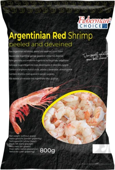 Argentínskar rækjur 16/20 10x800g