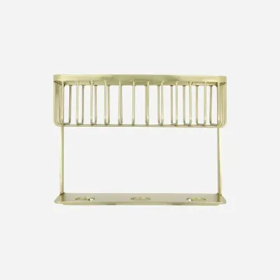 Baðgrind m/sápuhengi 2 litir - Brass