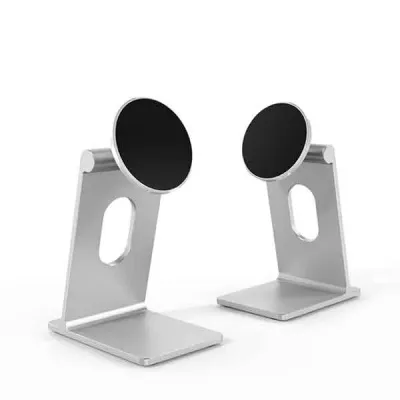 Borðstandur með segulfestingu fyrir síma og spjaldtölvur