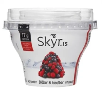 MS Ísey skyr m/blá- og hindberjum lágkolvetna  6x170g