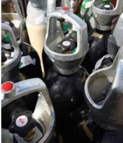 Kolsýrukútur 6kg (minni) fyrir bjór og gostæki