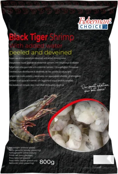 Tiger rækjur Pillaðar 16/20 10x800g