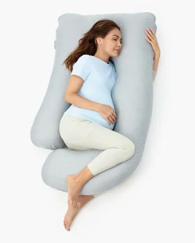 Meðgöngupúði - Momcozy U Shaped Pregnancy Pillow - Cooling