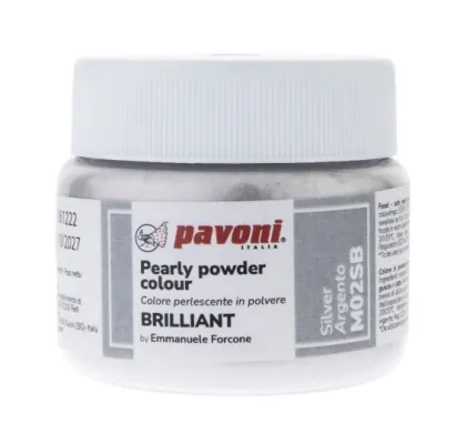 Silfur duft alkóhóluppleysanlegur matarlitur 40g