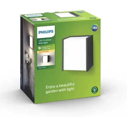 Macaw Veggljós Svart 1x3W SELV