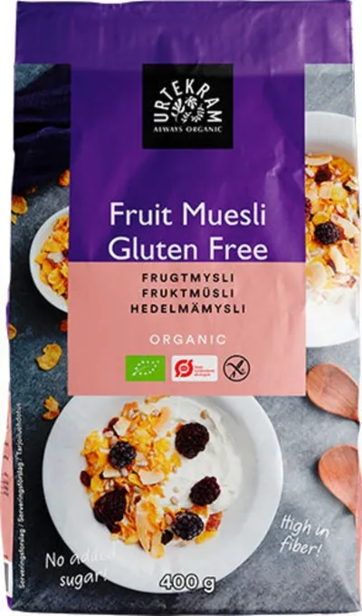 Urtekram ávaxtamúslí Glútenlaust