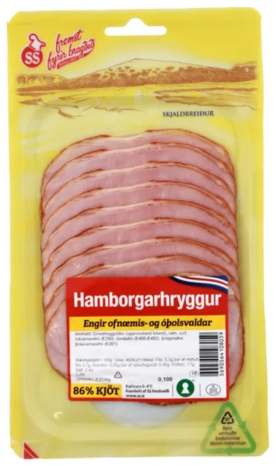 Hamborgarhryggur í sneiðum lt.