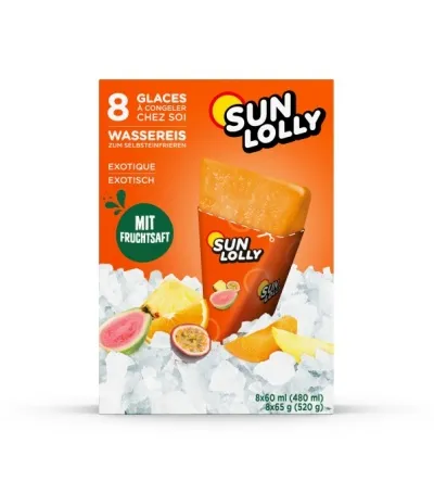 Sun Lolly Framandi Ávextir 8x60ml