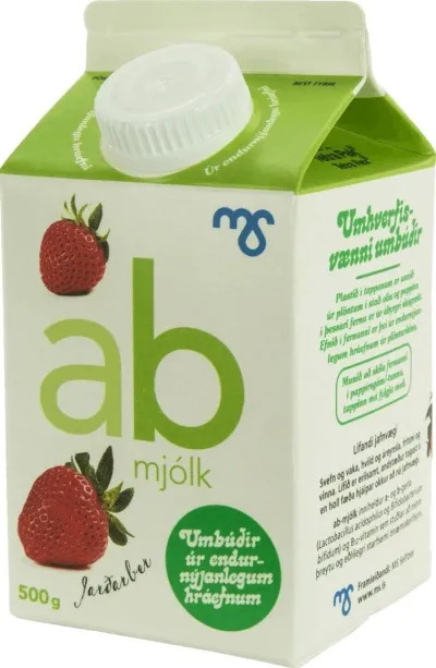 Ab mjólk jarðarberja 500 ml