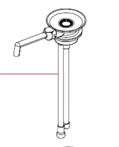 Dælurör fyrir Bravilor hitabrúsa