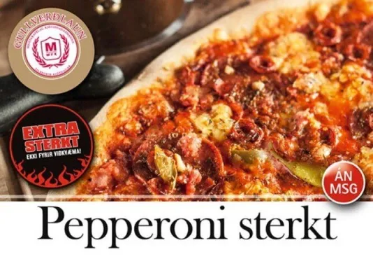 Pepperoni sterkt bréf 95g/stk