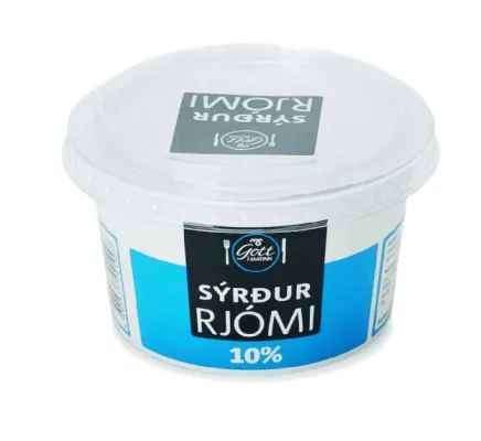 Ms sýrður rjómi 180 gr 10%