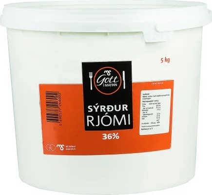 MS Sýrður rjómi 36% 5kg