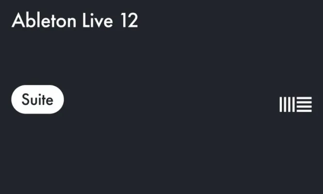 Live 12 Suite, uppf. úr Live 12 Standard