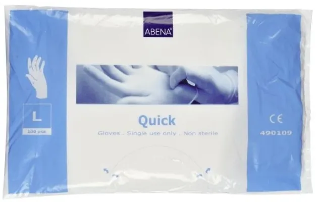 Plasthanskar/hlífðarhanskar einnota 100stk/pk (50pk/ks)