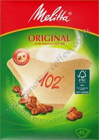 Melitta filter 102 80stk brúnn