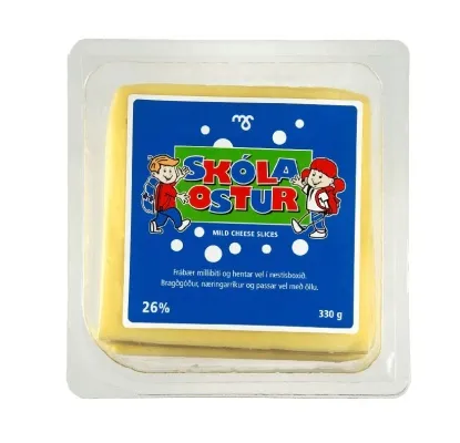 Ms skólaostur sneiðar 330 gr