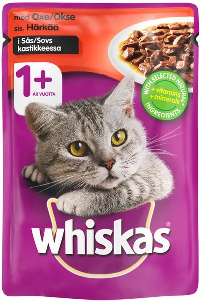 WHISKAS 1+ Kylling gele 85 gr