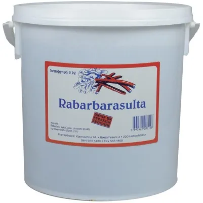 Rabarbarasulta 6kg/stk