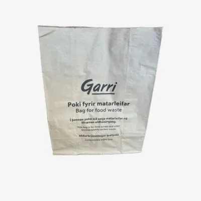 Bréfpoki f/lífrænt sorp 22L 32x16x43 100stk