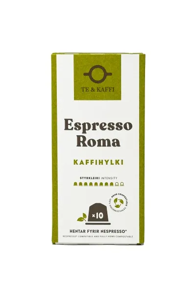 Te & Kaffi Espresso Roma Kaffihylki