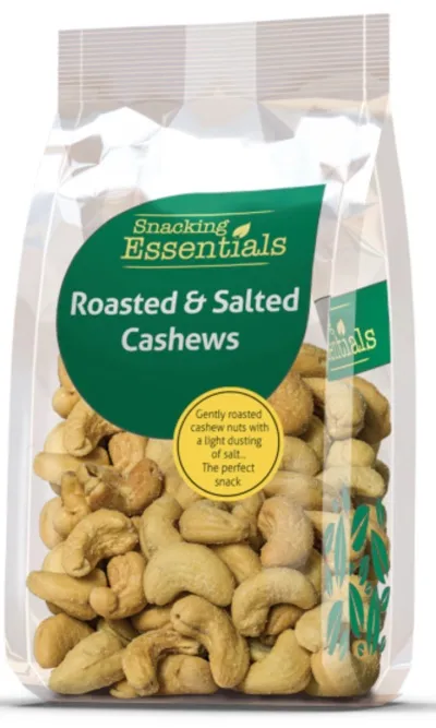Cashew Hnetur Ristaðar og Saltaðar