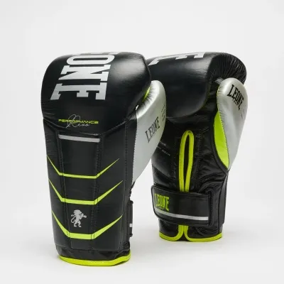 Leone Revo Fluo Boxhanskar - Svartir - 14oz