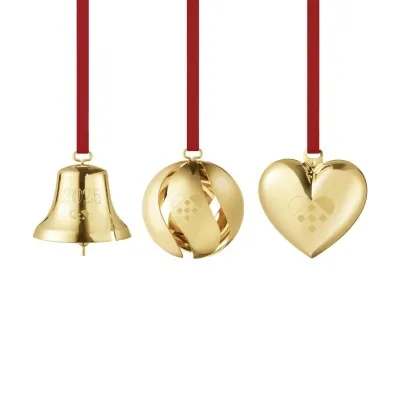 Georg Jensen Jólasett 3stk 2025 gull