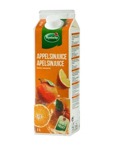 Rynkeby Appelsínusafi 12x1ltr