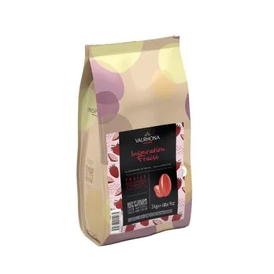 Valrhona Inspiration strawberry súkkulaði 3 kg/stk (3 stk/ks)